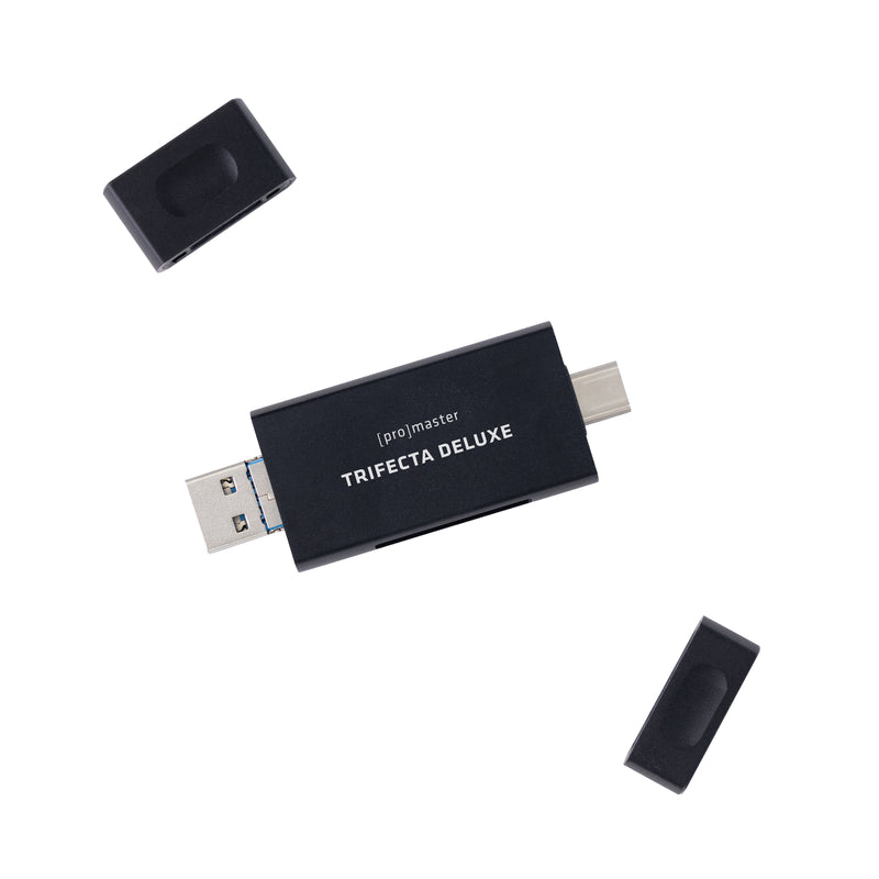 Promaster Trifecta Deluxe SD / MicroSD UHS-II card reader