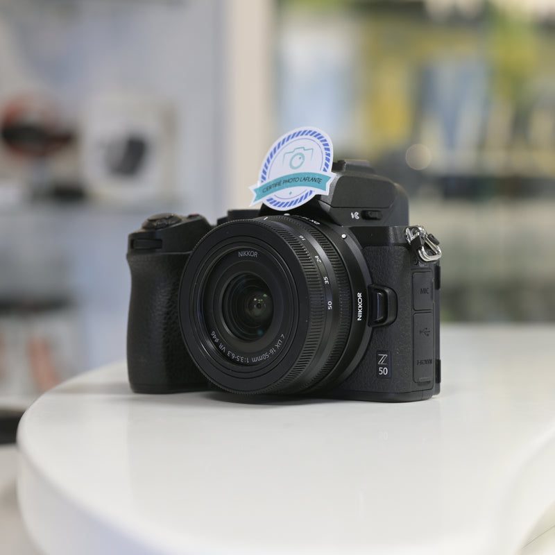 Nikon Z50 avec DX 16-50mm f/3.5-6.3 Usagé