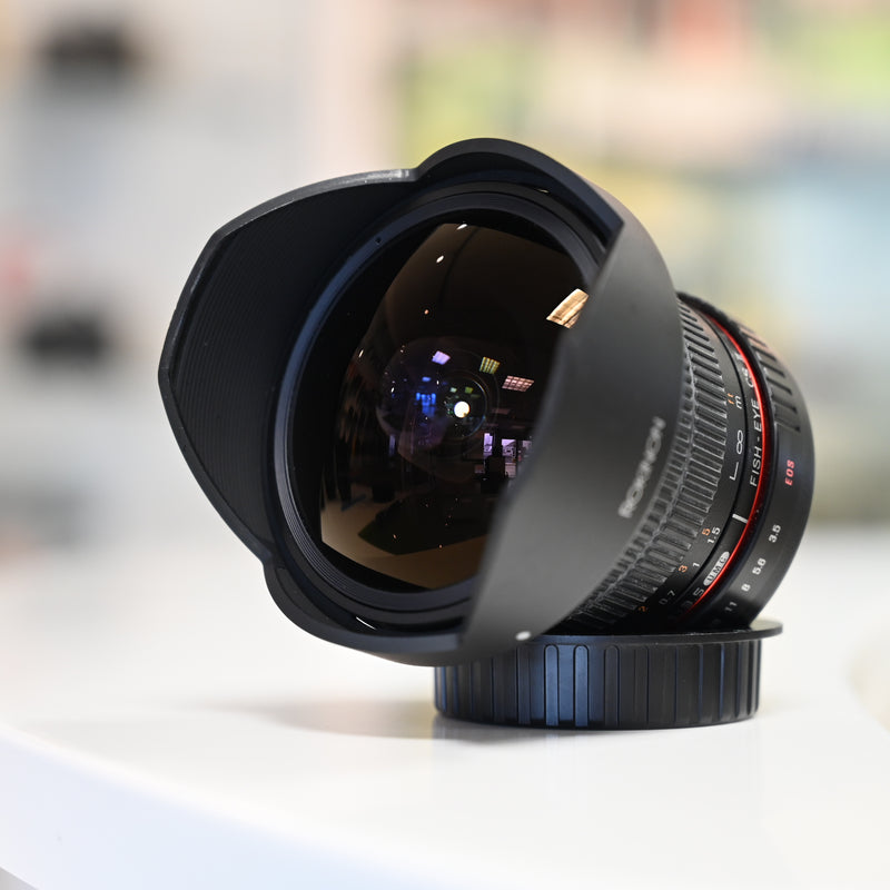 Rokinon 8mm f/3.5 Fisheye CS II pour Canon Usagé
