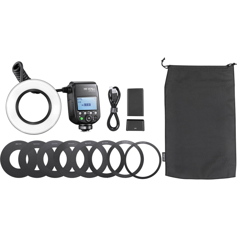 Flash macro ring Godox MF-R76C pour Canon