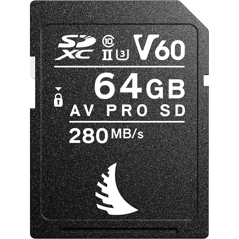 Carte mémoire Angelbird AV PRO SDXC MK2 V60 64GB