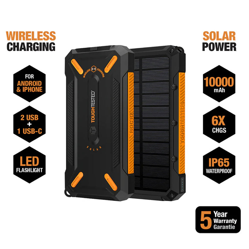 Power Bank Tough Tested Solar ROC10