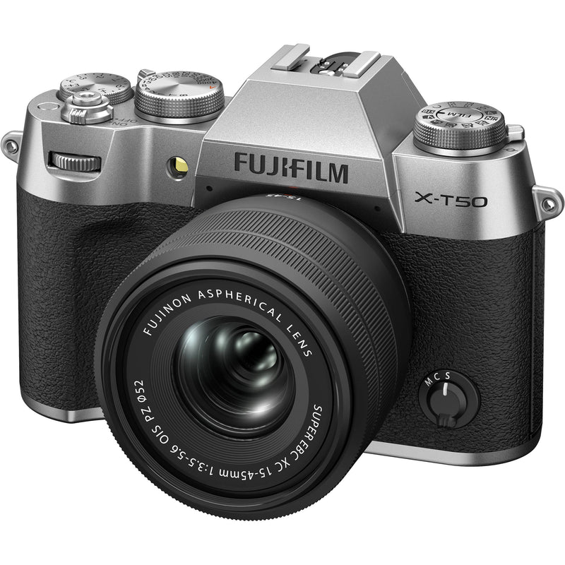Fujifilm X-T50 Silver / XC 15-45mm
