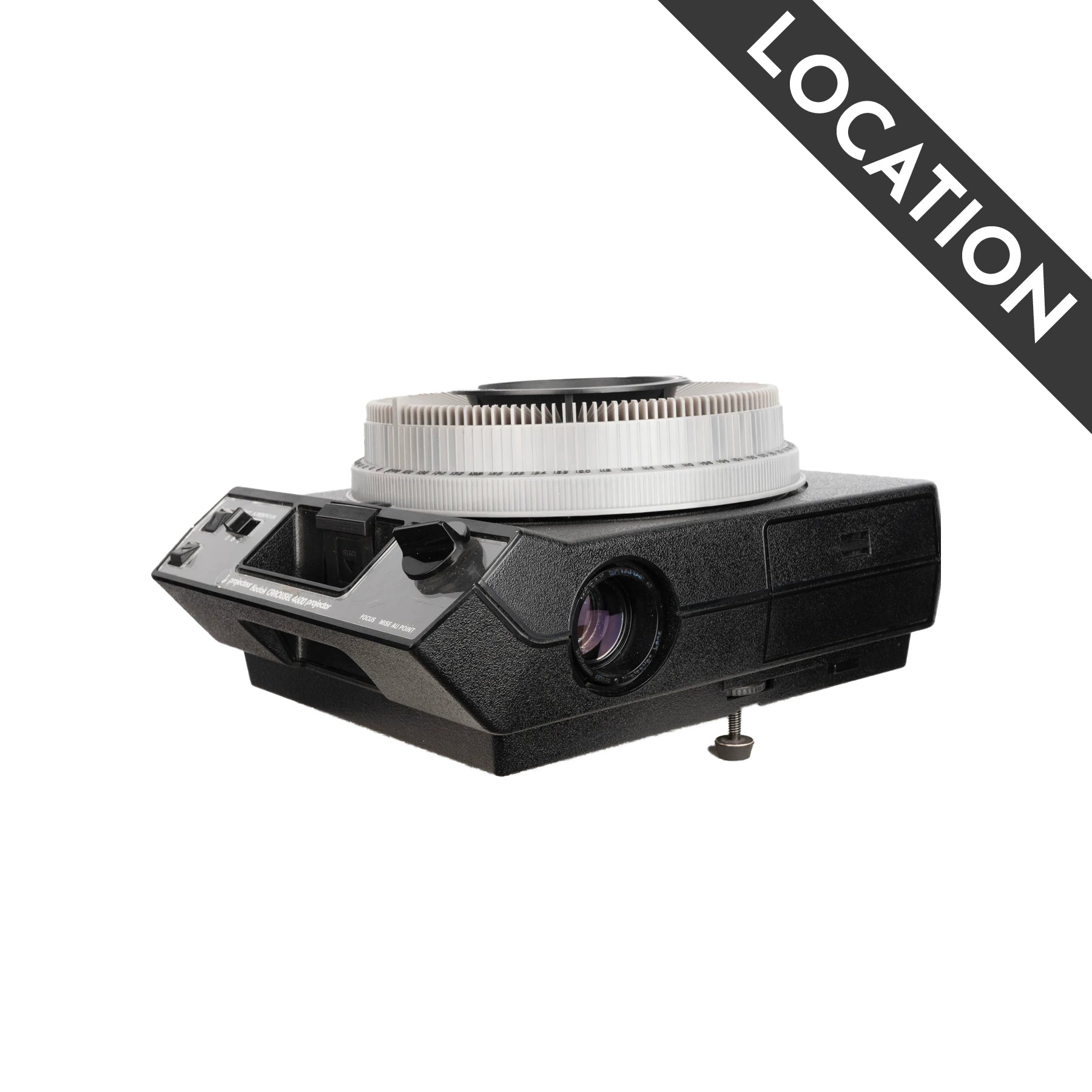 Projecteur De Diapos GAF 757 Zoom Rotomatic – Boîte à Lumière, Modèle Vintage