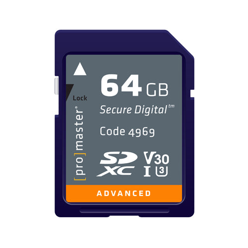 Promaster Advanced SDXC Memory Card 64GB 633x