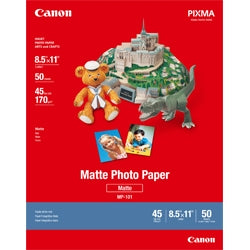 Canon Inkjet Paper  8.5x11 Matte (50 Sheets)