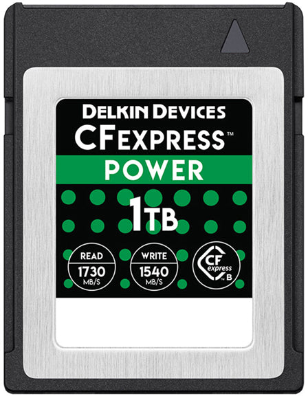Delkin CFexpress Type B Memory Card Power Serie 1TB