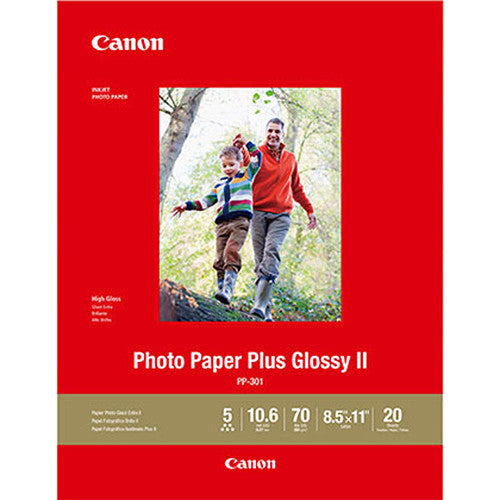 Canon Inkjet Paper 8.5x11 Glossy II (20 Sheets)