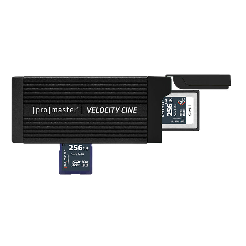 Velocity CINE Dual Card Reader - CFexpress Type B & SDXC UHS II