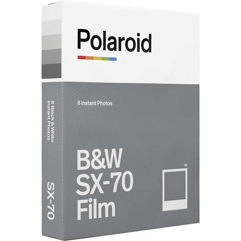 Film Polaroid SX-70 noir et blanc