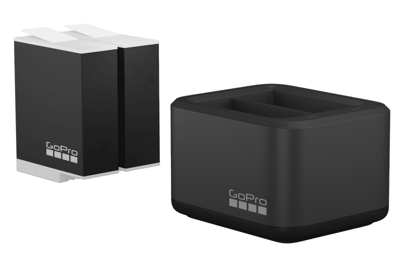 GoPro Dual Battery Charger + Battery for Hero 9 / 10 Black