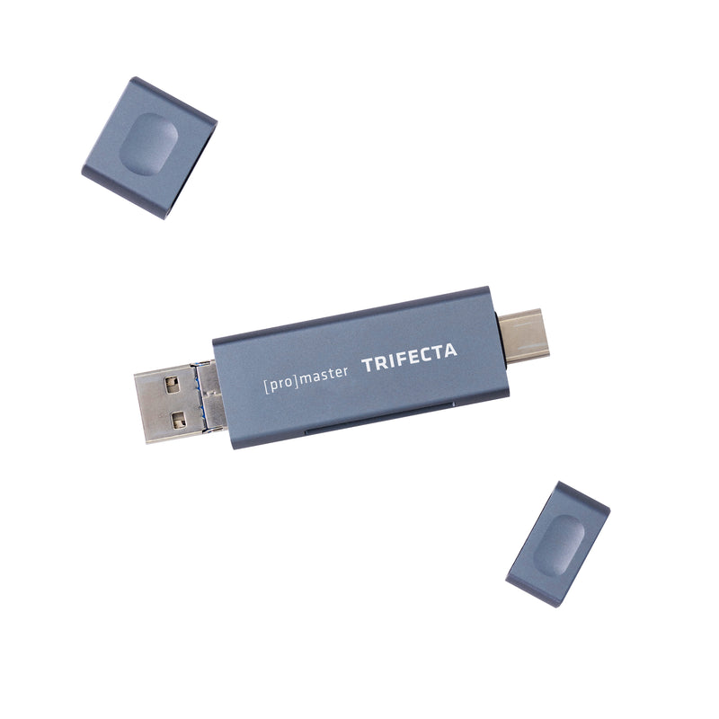 Trifecta SD / MicroSD UHS-I card reader