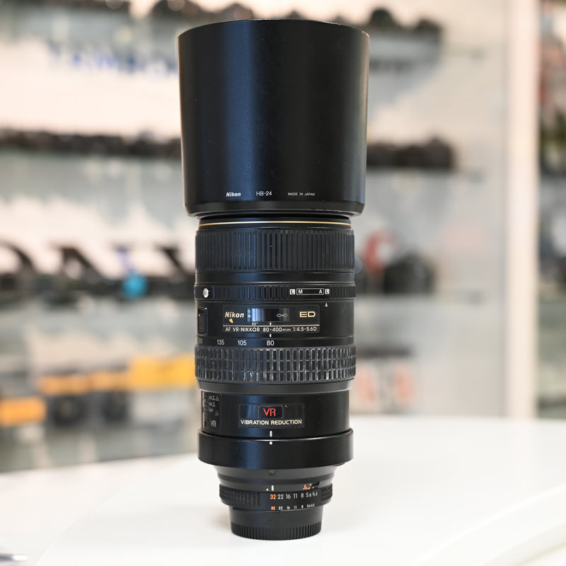 Nikon AF 80-400mm f/4.5-5.6D VR Usagé