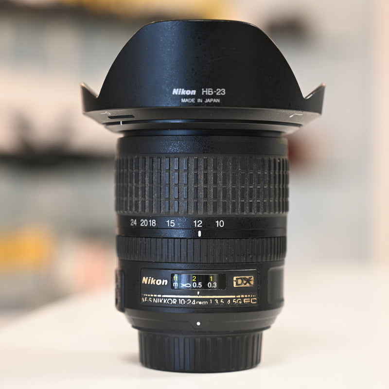 Nikon AF-S DX 10-24mm f/3.5-4.5G Used
