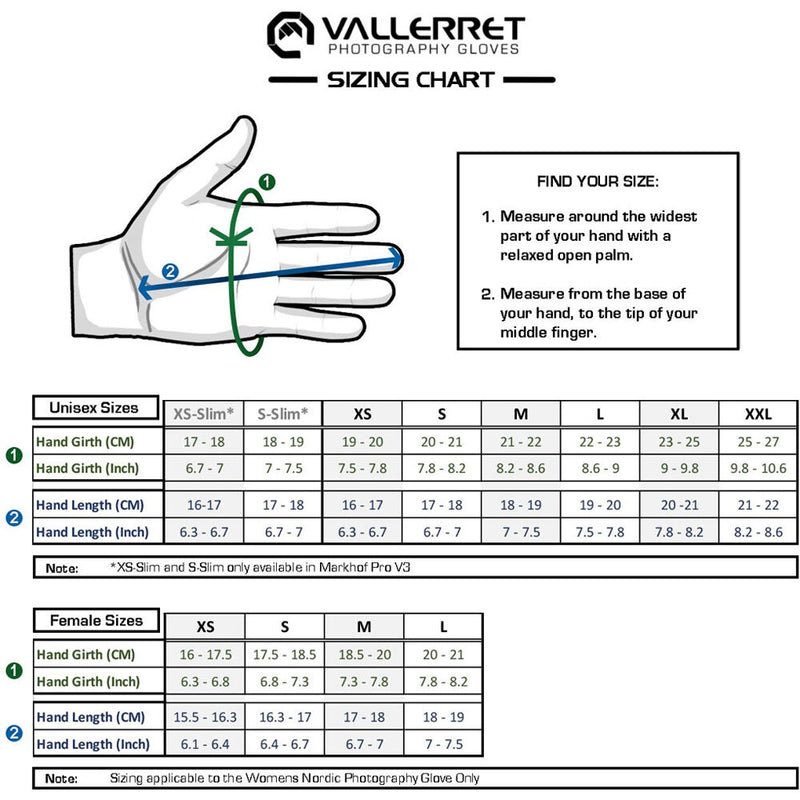 Gants photo Vallerret Power Stretch Pro (Moyen)