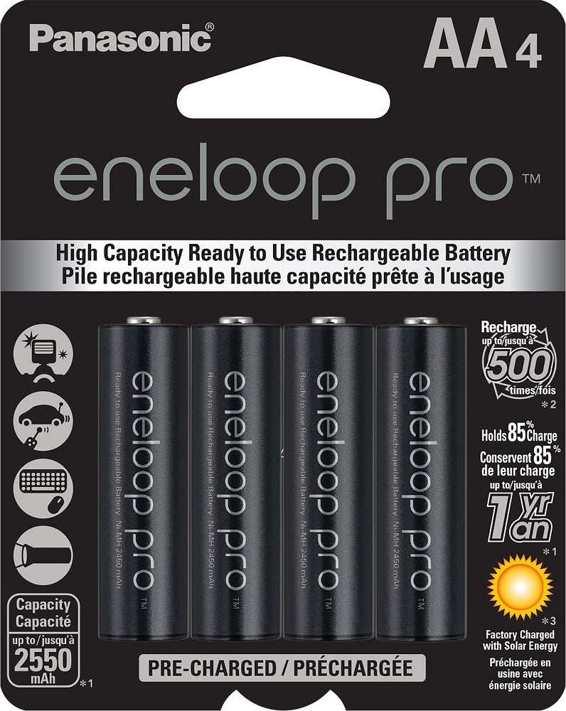 Eneloop Pro battery 4 x AA NiMH 2550mAh