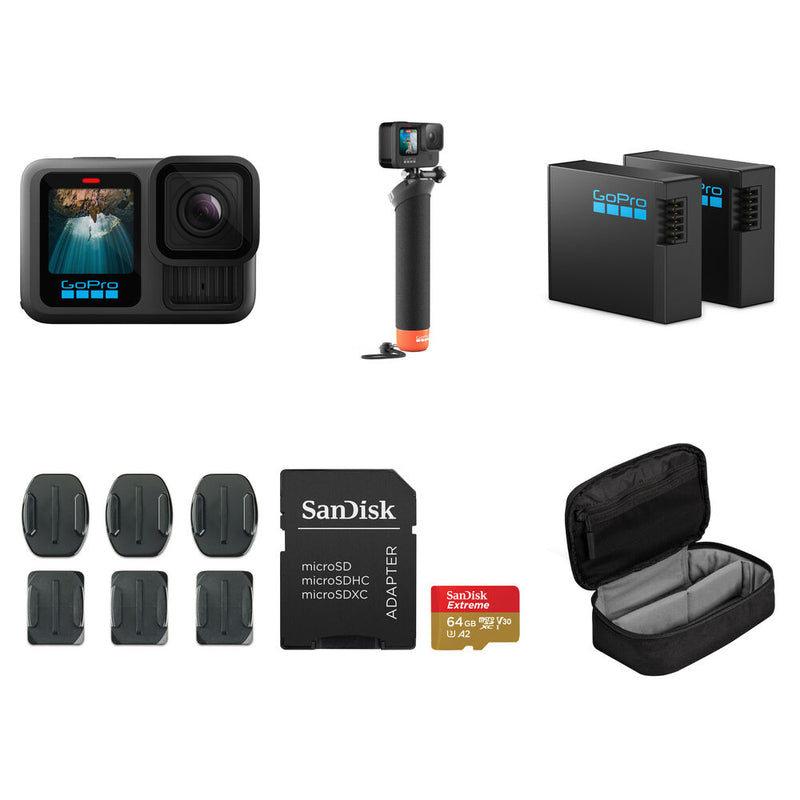 GoPro Hero 13 Black avec ensemble accessoires