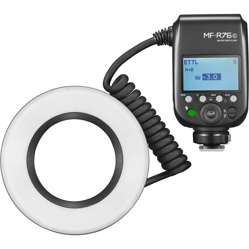 Godox MF-R76N Macro ring flash for Canon