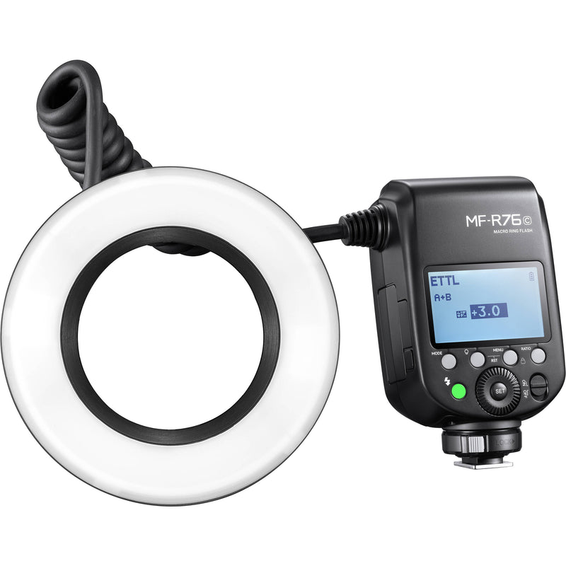 Godox MF-R76N Macro ring flash for Canon