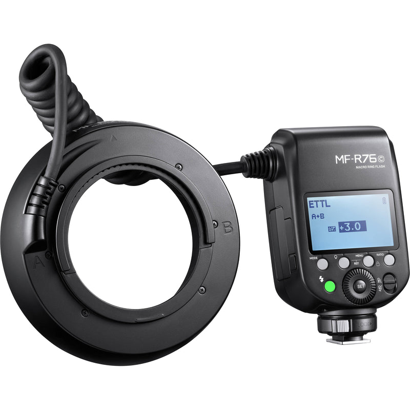 Godox MF-R76N Macro ring flash for Canon