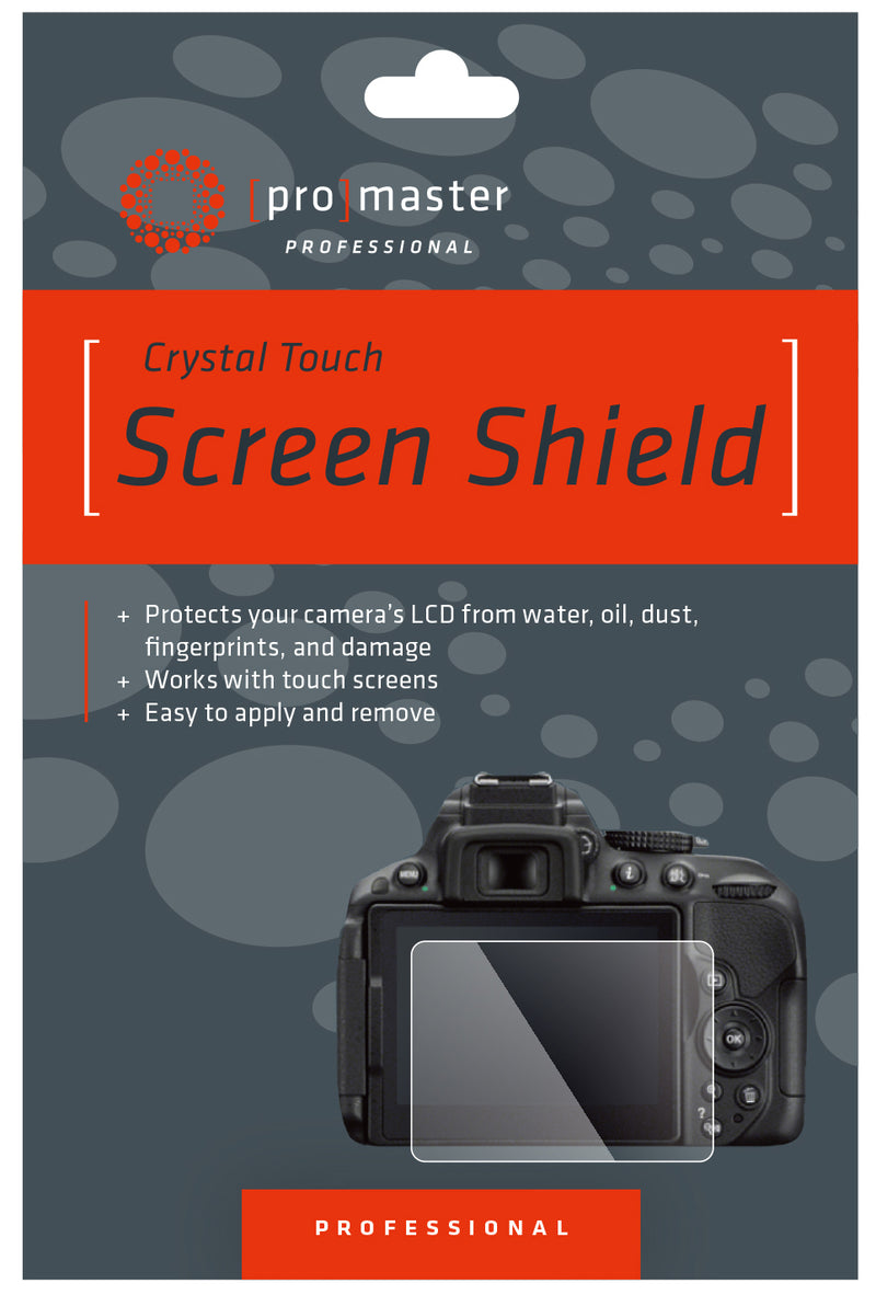 Promaster Crystal Touch Screen Shield Canon camera