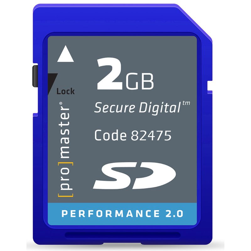 Promaster Performance SD Memory Card 2GB UHS-I