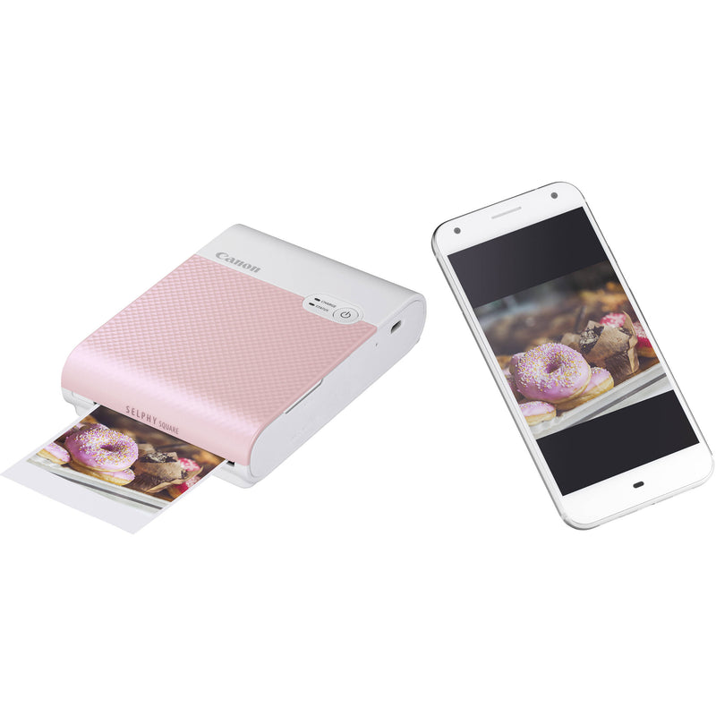 Canon Selphy Portable Square QX-10 Printer Pink