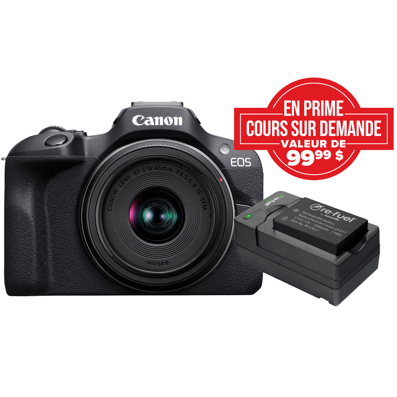 Canon EOS R100 / RF-S 18-45mm STM