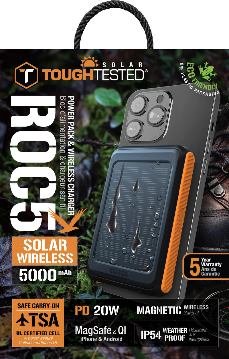 Power Bank Tough Tested Solar ROC5
