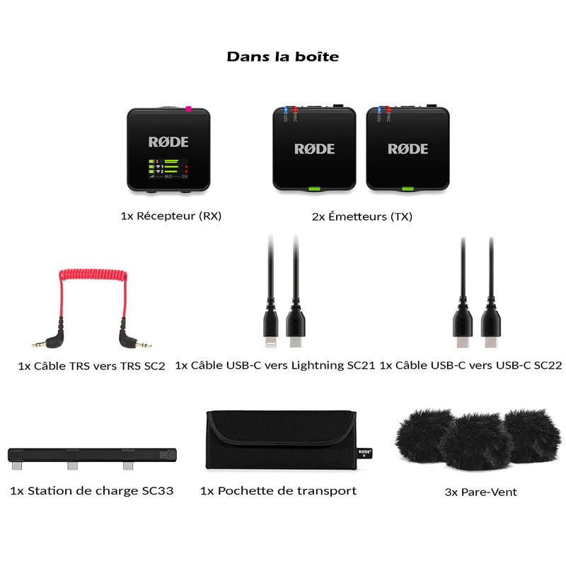 Ensemble Rode Wireless GO (Gen III)