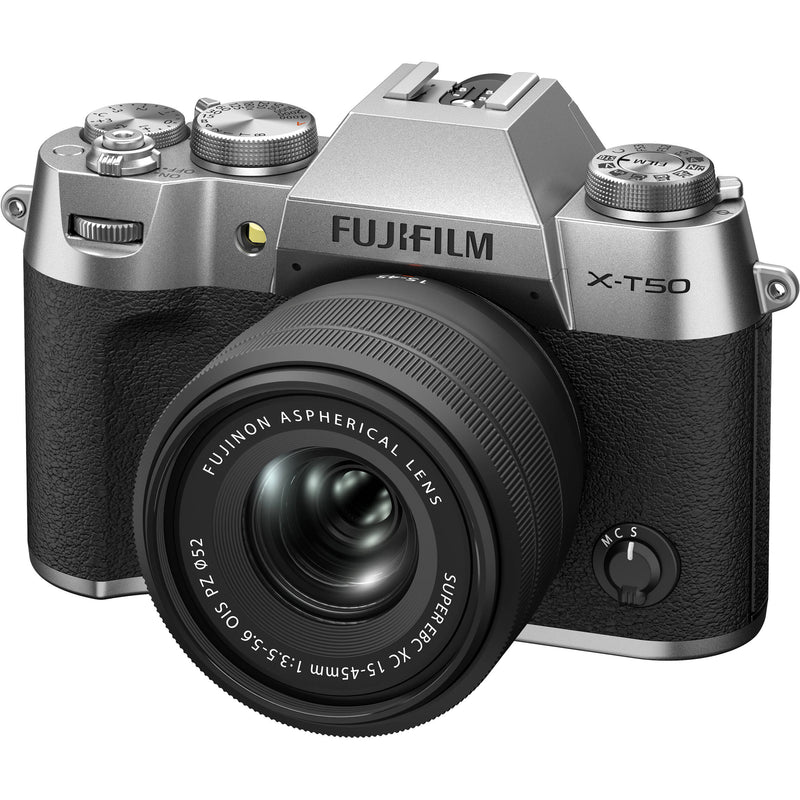 Fujifilm X-T50 Argent / XC 15-45mm