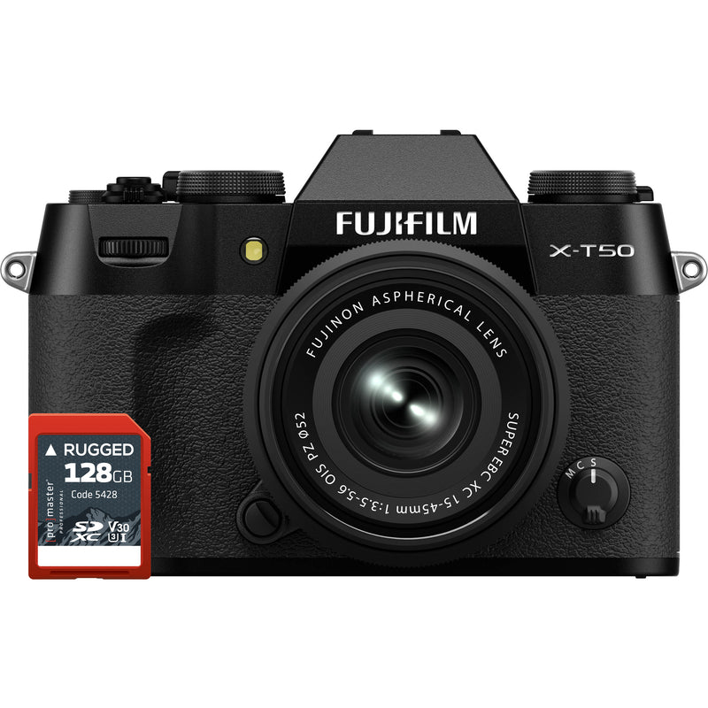 Fujifilm X-T50 Black / XC 15-45mm