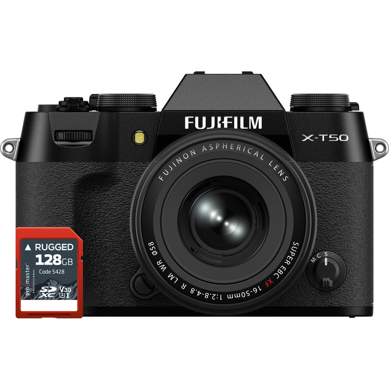 Fujifilm X-T50 Black / XF 16-50mm