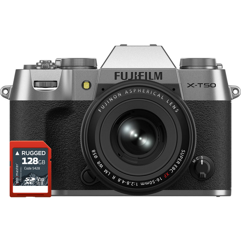 Fujifilm X-T50 Silver / XF 16-50mm