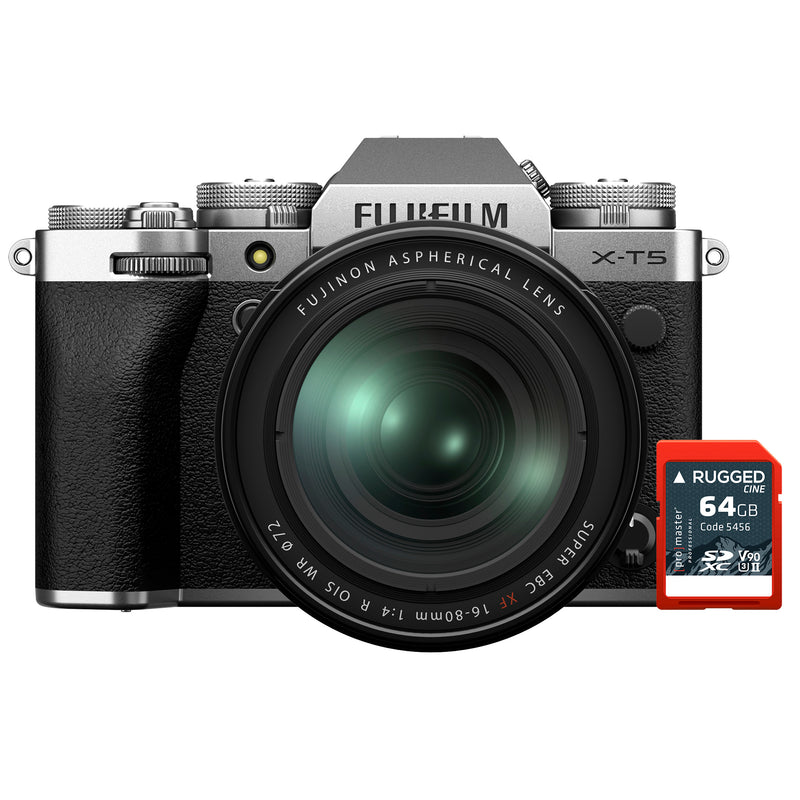 Fujifilm X-T5 Silver / XF 18-80mm f/4