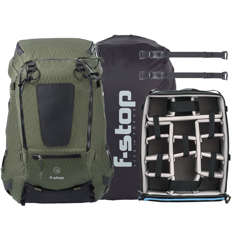 F-Stop Tilopa 50L Dura Diamond bag + essentials kit Green