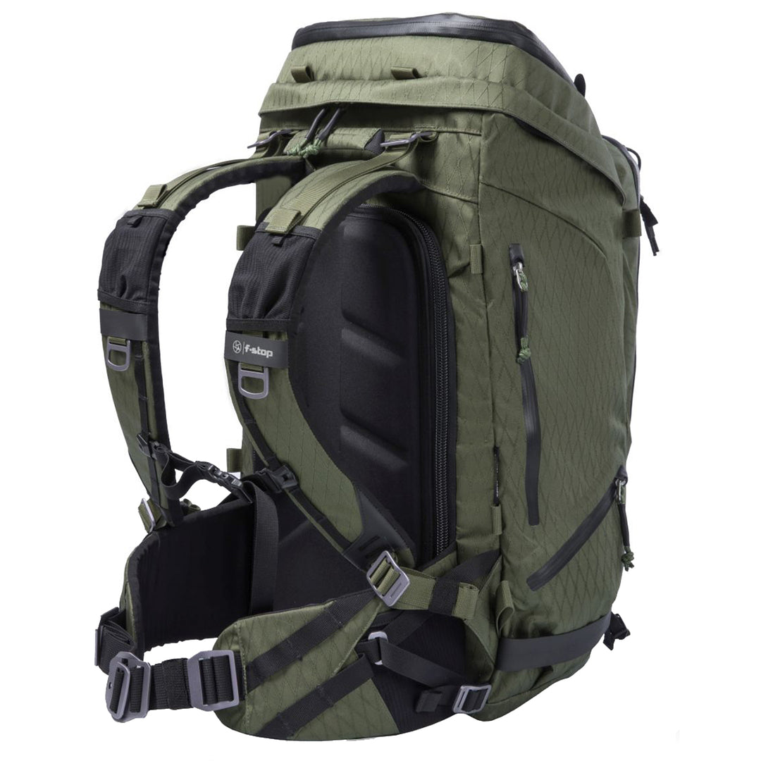F-Stop Tilopa 50L Dura Diamond bag + essentials kit Green – Photo LAPLANTE