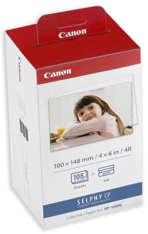 Canon KP-108IN Color Ink and Paper Set