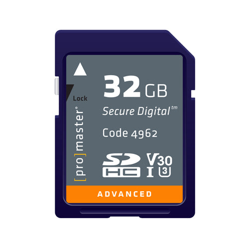 Carte mémoire Promaster SDHC 32GB Advanced