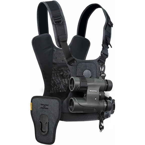 Cotton Carrier CCS G3 Harness for 1 Camera and 1 Binocular Grey