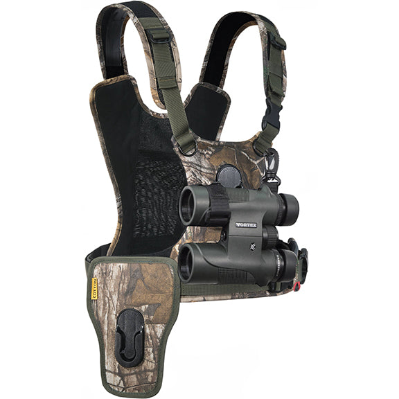 Cotton Carrier CCS G3 Harness for 1 Camera and 1 Binocular Camo