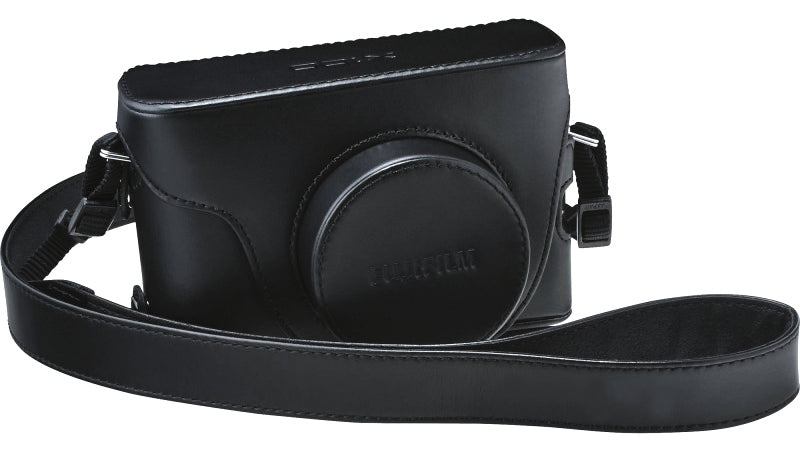 Black leather case for X100V