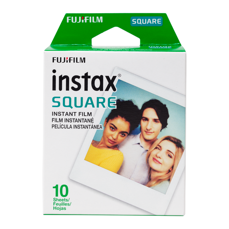 Film Instax carré paquet de 10