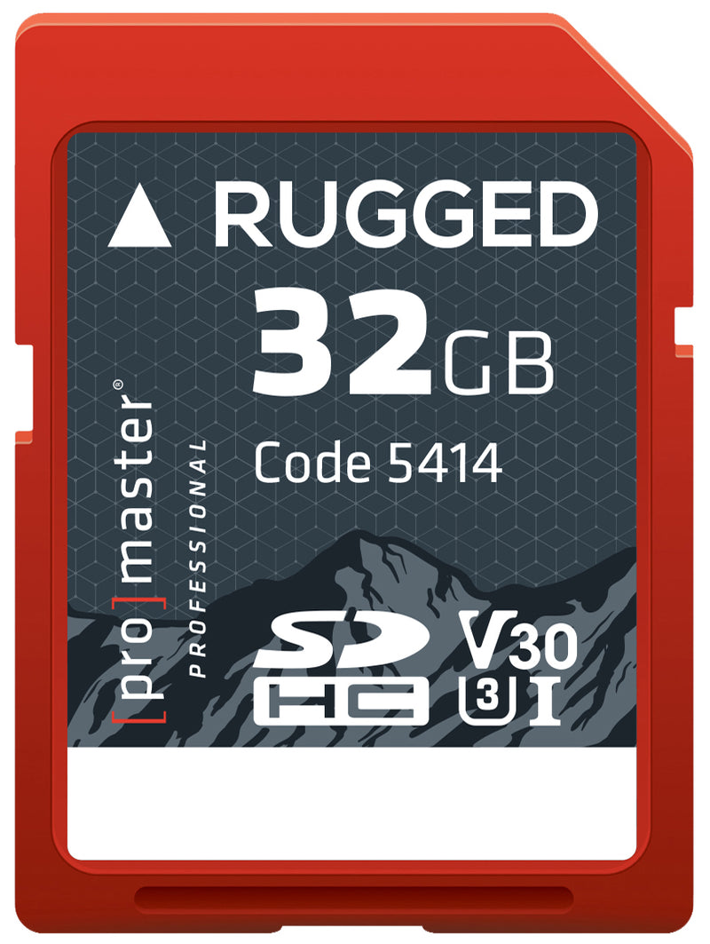 Promaster Rugged SDHC Memory Card 32GB UHS-I