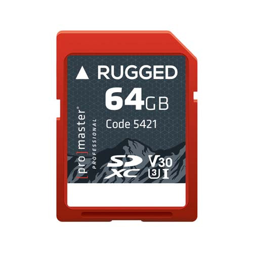 Promaster Rugged SDXC Memory Card 64GB UHS-I