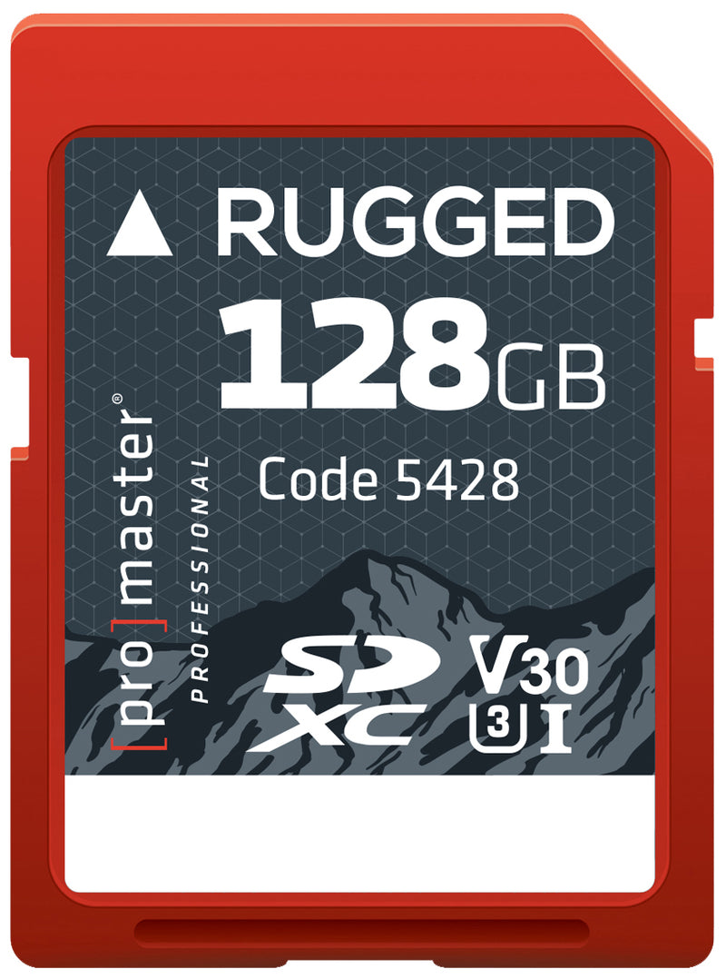 Promaster Rugged SDXC Memory Card 128GB UHS-I