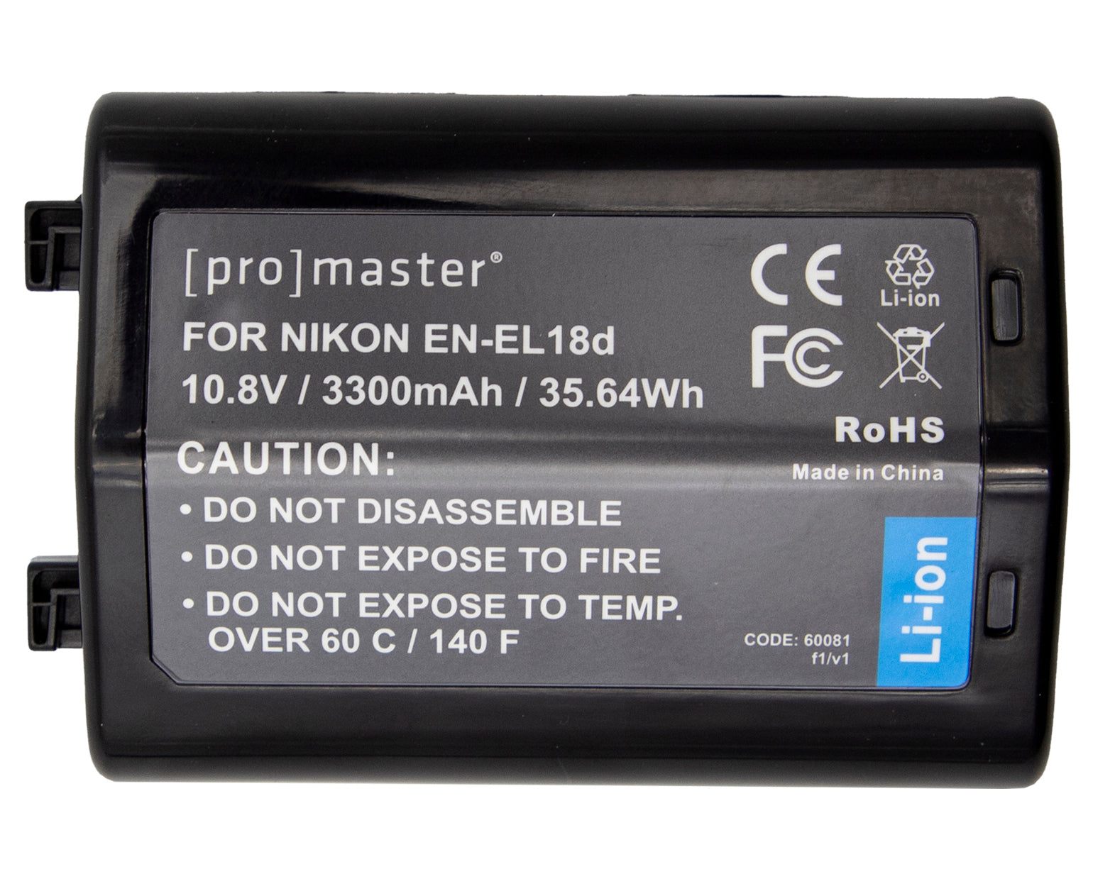 Promaster EN-EL18d replacement battery – Photo LAPLANTE