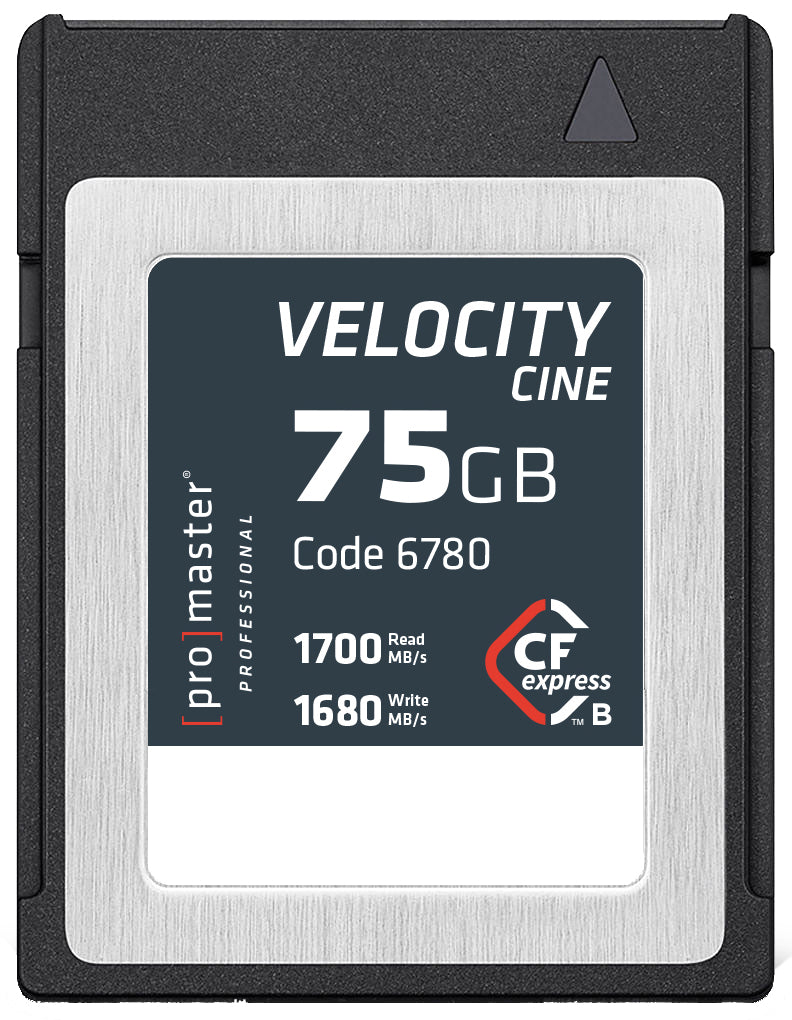 Promaster Velocity CINE CFexpress Type B Memory Card 75GB