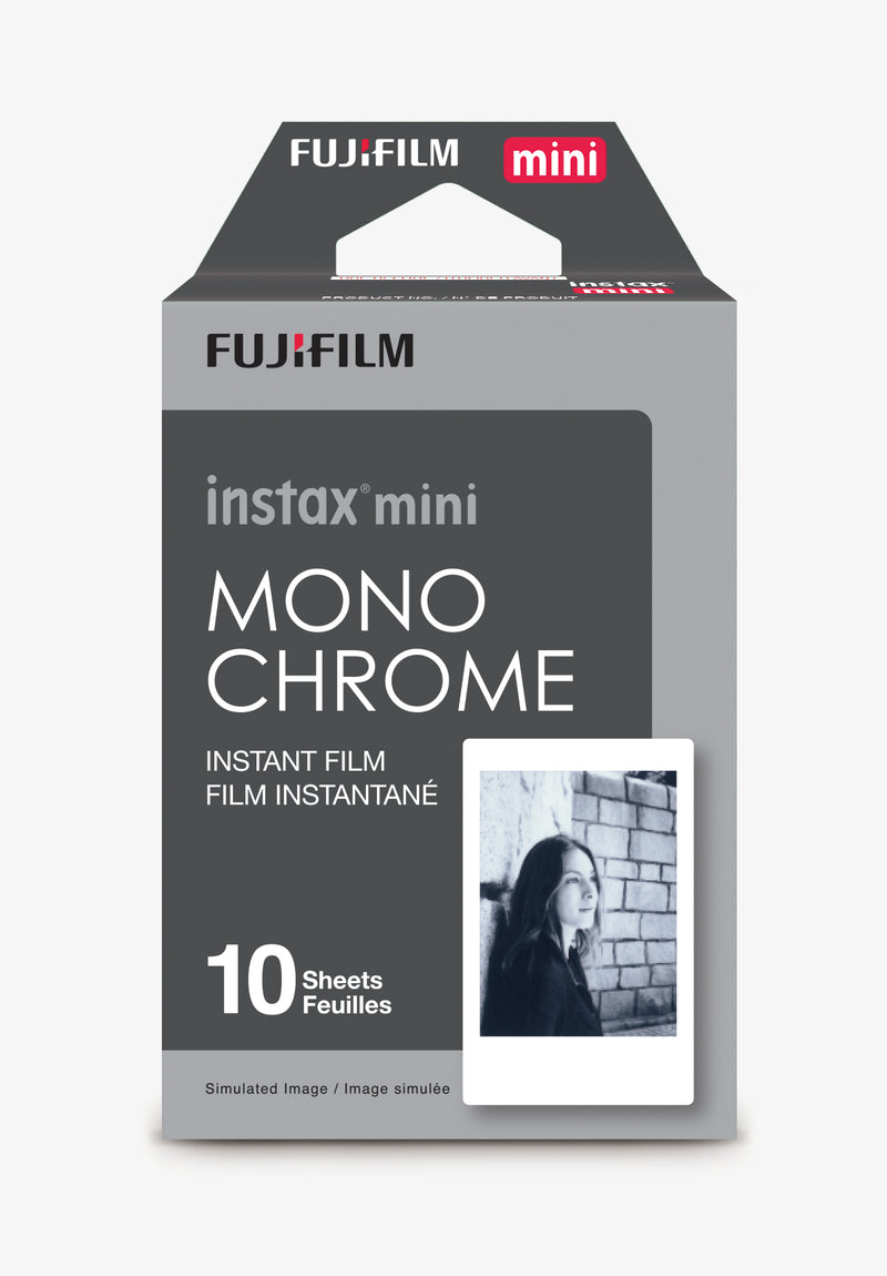 Film Instax Mini 1 paquet de 10 poses monochrome